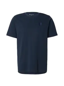 KnowledgeCotton Apparel Tričko  námornícka modrá