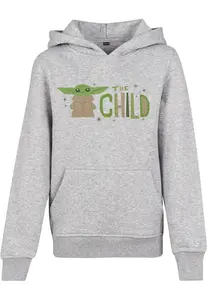 Kids Mandalorian The Child Hoody heather gray