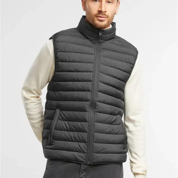 Men's basic lightweight vest black