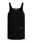 Tommy Jeans Šaty  čierna / biela