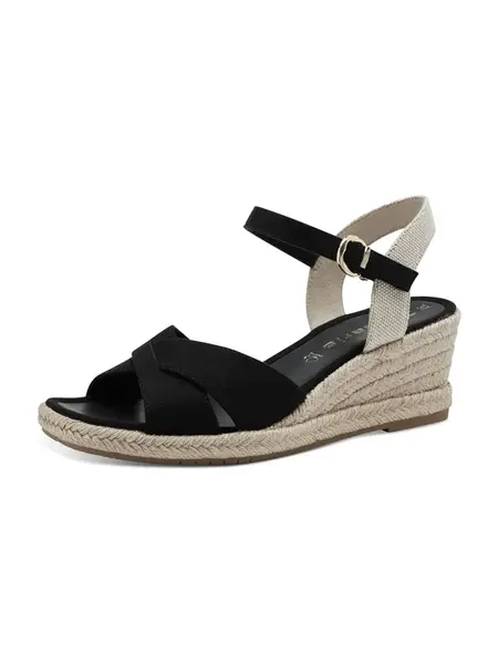 Tamaris Sandále  čierna