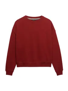 Superdry & Co Mikina 'ESSENTIAL'  tmavočervená