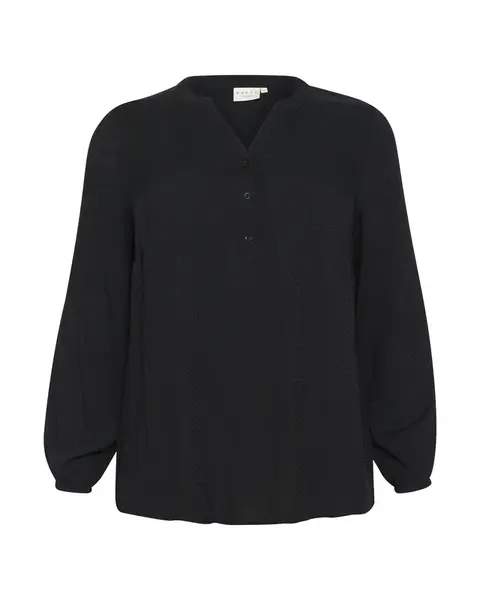 KAFFE CURVE Blúzka 'KC Mahlena'  čierna