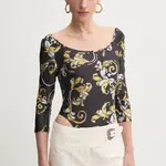 Body Versace Jeans Couture černá barva, 78HAM221 JS470