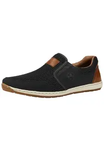 Rieker Slip-on obuv  karamelová / čierna