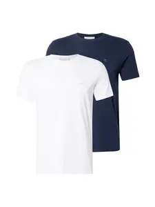 Calvin Klein Tričko  tmavomodrá / biela