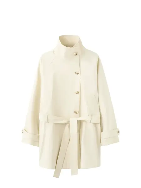 MANGO Prechodný kabát 'MONA'  béžová