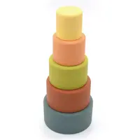 O.B Designs Round Stacker Cups stohovacie tégliky 8m+ 5 ks