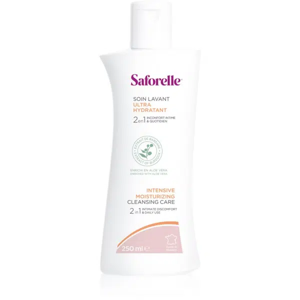 Saforelle Ultra Hydratačné intenzívne hydratačný gél na intímnu hygienu 250 ml