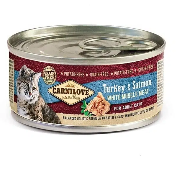Carnilove Cat konzerva Turkey & Salmon 100 g | Konzerva pre mačky