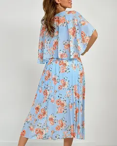 Resti Women's pleated floral midi dress