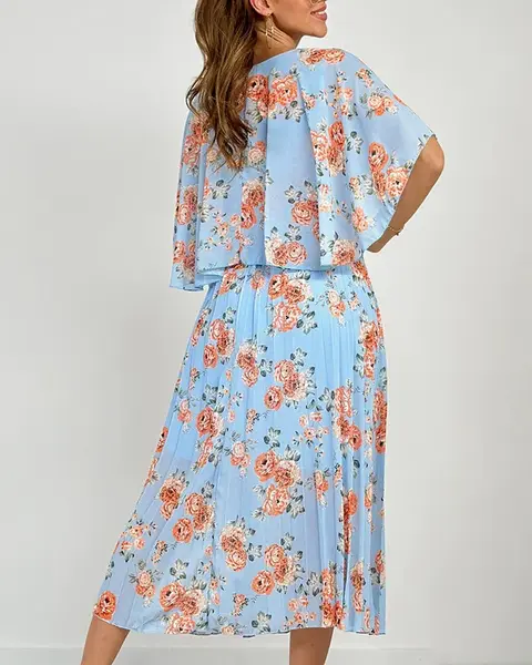 Resti Women's pleated floral midi dress