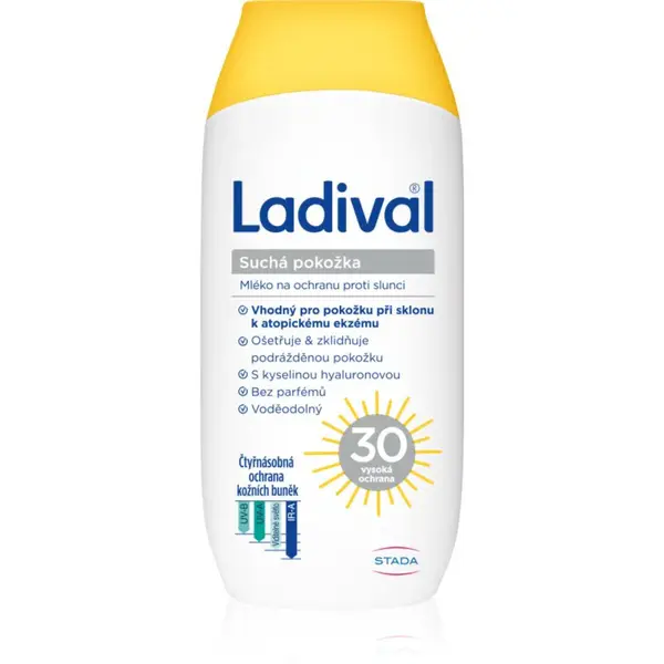 Ladival Dry Skin ochranné mlieko proti slnečnému žiareniu SPF 30 200 ml