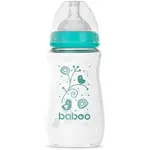 Baboo Anti-colic Glass Feeding Bottle Wide Neck sklenená dojčenská fľaša 3m+ 250 ml