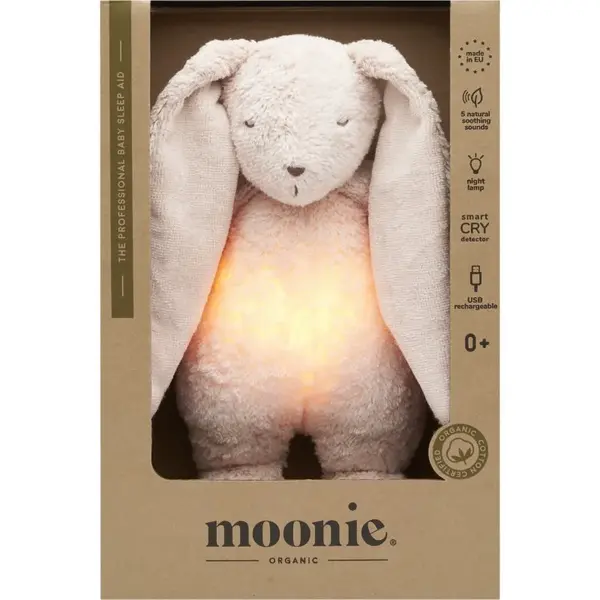 Moonie The Humming Friend 2.0 Organic Rose uspávačik s melódiou 1 ks