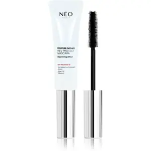 NEO MAKE UP Intense Serum HEV Protect Mascara riasenka pre objem a zahustenie rias odtieň Black 9 ml