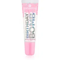 essence Birthday Bomb transparentný lesk na pery pre trblietavý lesk odtieň 01 Cake My Day! 10 ml