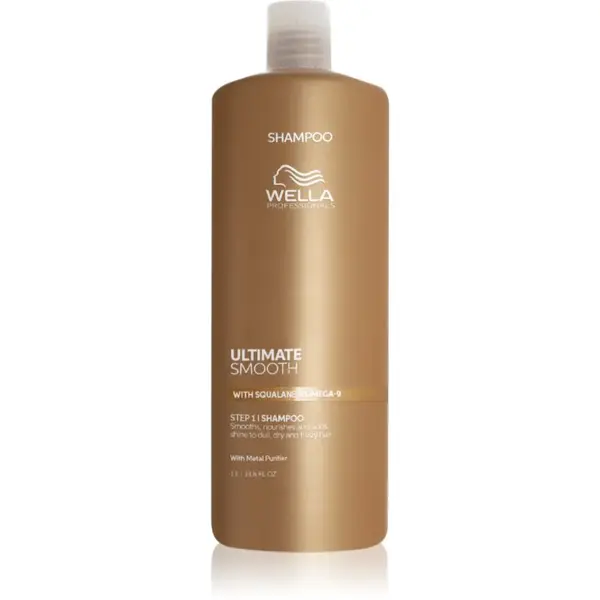 Wella Professionals Ultimate Smooth Shampoo intenzívne vyživujúci šampón na lesk a hebkosť vlasov 1000 ml