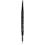 NYX Professional Makeup Blade & Shade ceruzka na obočie s kefkou odtieň Black 0.06 g