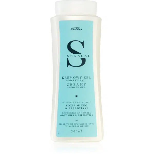 Joanna Sensual Creamy Shower Gel sprchový gél Goat Milk & Prebiotics 500 ml