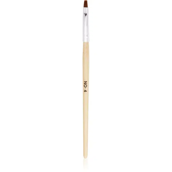 NEONAIL Wooden Brush štetec na nanášanie gélových produktov typ No. 4 1 ks