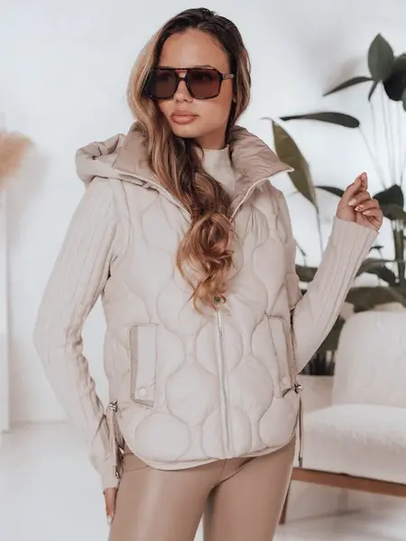 Dámska pikovaná vesta s kapucňou MISSVEST