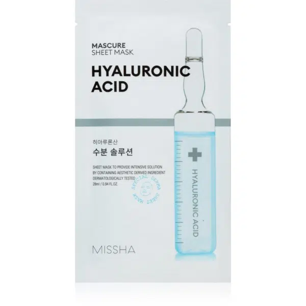 Missha Mascure Hyaluronic Acid hydratačná plátienková maska 28 ml