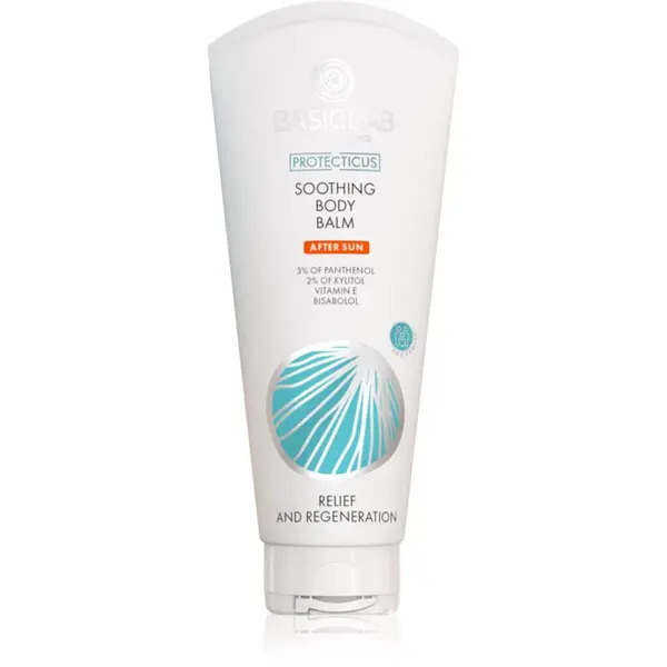 BasicLab Dermocosmetics Protecticus upokojujúce telové mlieko po opaľovaní 100 ml