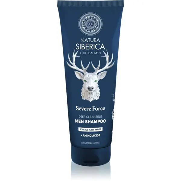 Natura Siberica Arctic Wild Severe Force čistiaci šampón pre mužov 200 ml