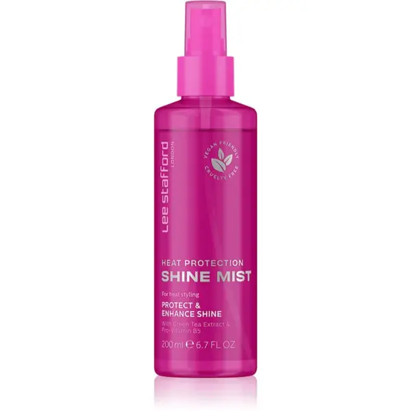 Lee Stafford Styling Heat Protection Shine Mist sprej na ochranu vlasov pred teplom 200 ml