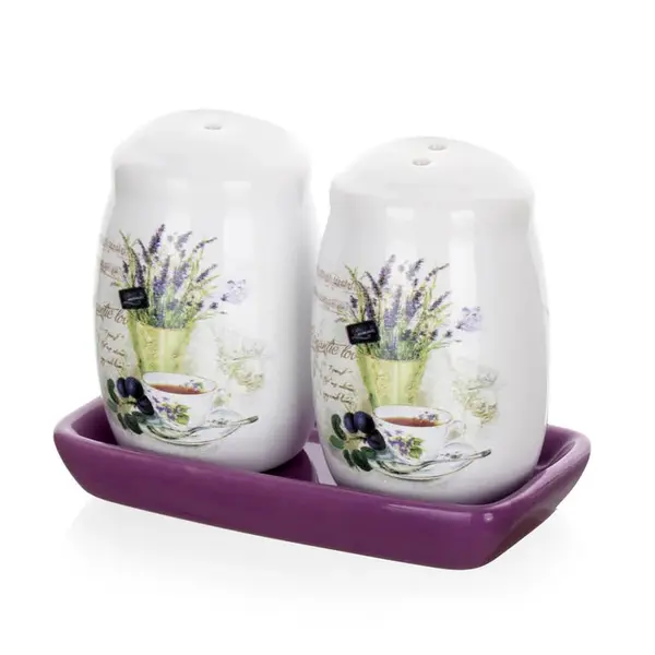 Soľnička a korenička Lavender, BANQUET