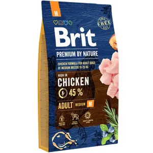 Brit Premium by Nature Adult M 8 kg | Granule pre psov