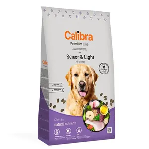 Calibra Dog Premium Line Senior & Light 3 kg | Granule pre psov