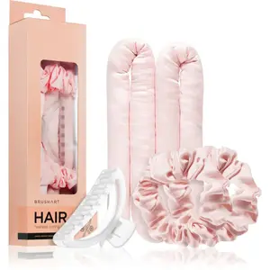 BrushArt Hair Heatless hair curling set sada na natáčanie vlasov Pink