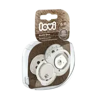 LOVI Dynamický utišujúci cumlík Buddy Bear 6 - 18 m, 1 x 2 ks