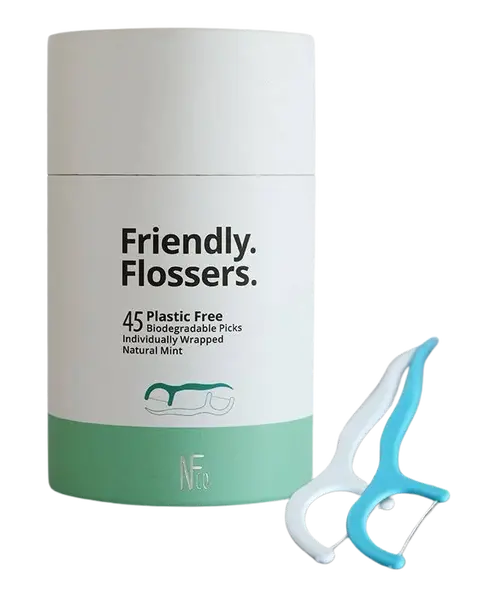 NATURAL FAMILY zubná niť so špáradlom 45 ks