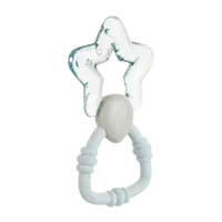 CANPOL BABIES Chladiaca hryzačka s hrkálkou kúzelná palička Modrá