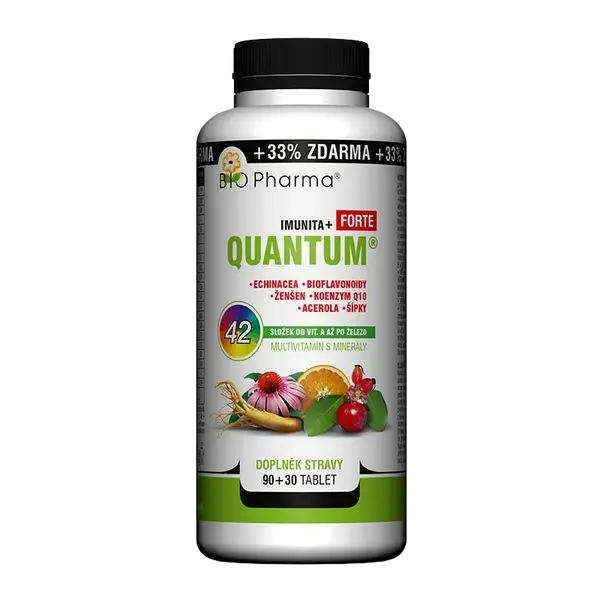BIO PHARMA Quantum Imunita+Forte 42 zložiek 120 tabliet
