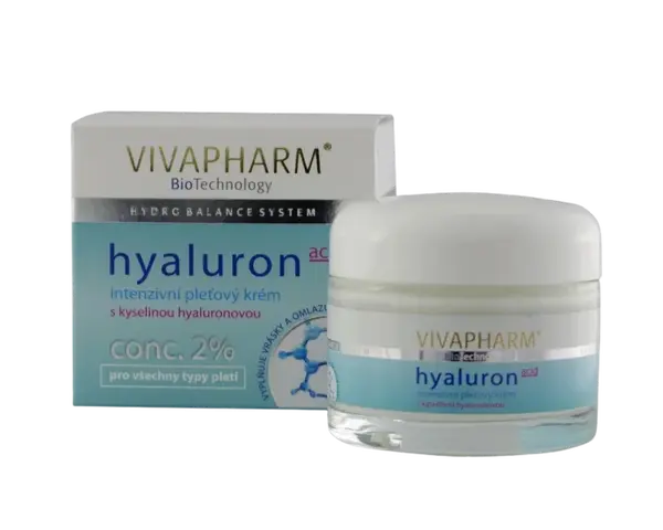 VIVAPHARM Intenzívny pleťový krém s kyselinou hyaluronovou 50 ml