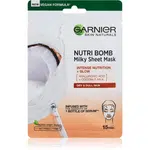 Garnier Skin Naturals Nutri Bomb vyživujúca plátienková maska pre rozjasnenie pleti 28 g