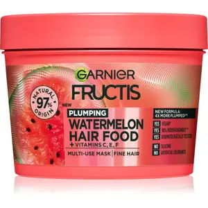 Garnier Fructis Watermelon Hair Food maska pre jemné vlasy bez objemu 390 ml