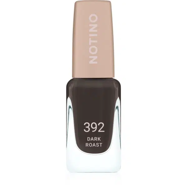 Notino Gel Effect Nail Polish lak na nechty s gélovým efektom 392 Dark Roast 10 ml