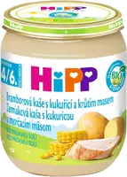 HIPP BIO Zemiaky a kukurica s morčacím mäsom, 125 g