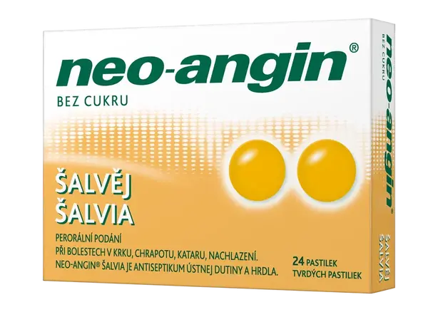NEO-ANGIN šalvia 24 pastiliek