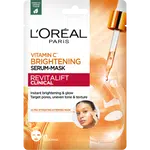 L'ORÉAL PARIS Revitalift Clinical rozjasňujúca pleťová maska s vitamínom C,