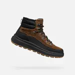 Dark Brown Men's Ankle Boots Geox Granito + Grip B A - Men