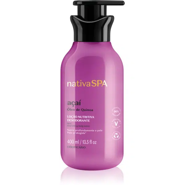 oBoticário Nativa SPA Acai hydratačné telové mlieko 400 ml