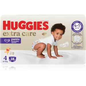 Huggies Extra Care Pants Size 4 jednorazové plienkové nohavičky 9 - 14 kg 38 ks