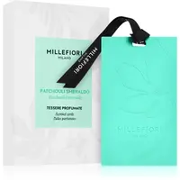 Millefiori Milano Laundry Patchouli Smeraldo vonná karta 3 ks