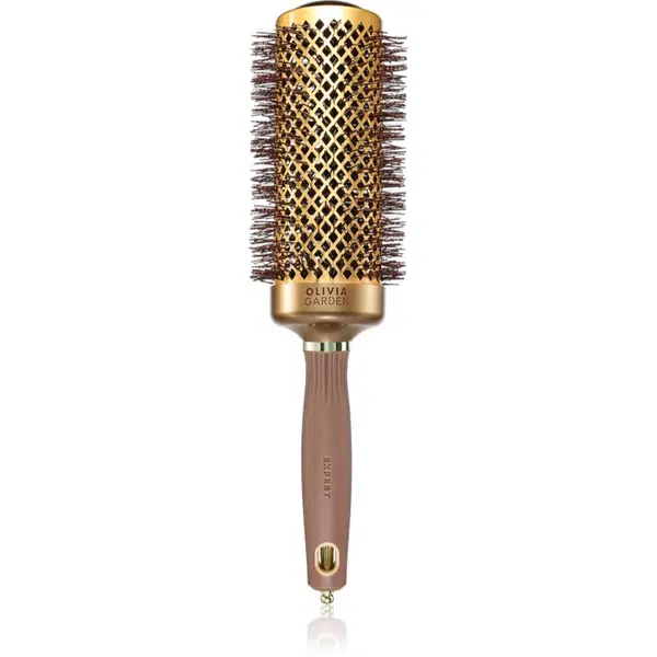 Olivia Garden Expert Blowout Speed Gold&Brown guľatá kefa na vlasy 55mm 1 ks